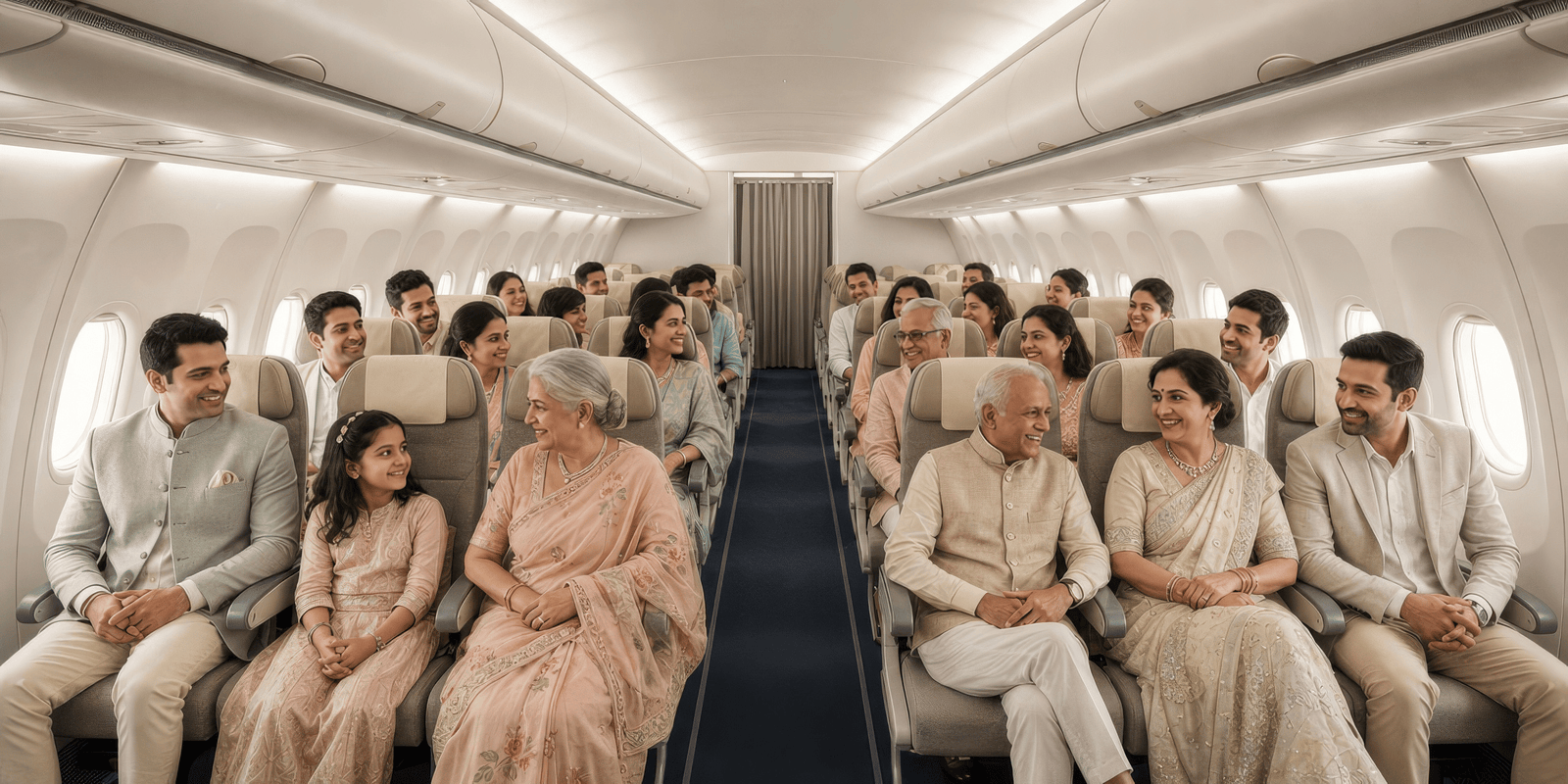 Wedding guests aboard private charter